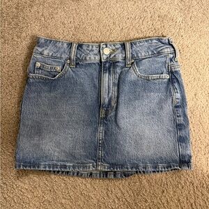 Pacsun Piper Stretch Medium Blue Denim Skirt